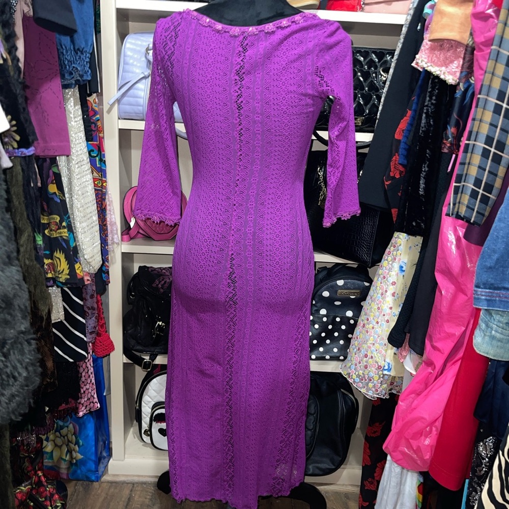 VTG Betsey Johnson Lace Dress - Picture 3 of 4